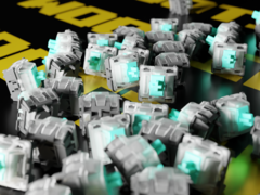 Lançamento do teclado para jogos com barra de espaço dividida Wooting