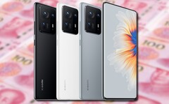 O Xiaomi Mi Mix 4 custa de 4.999 yuan (US$ 771) a 6.299 yuan (US$ 971). (Fonte da imagem: Xiaomi/CNN - editado)