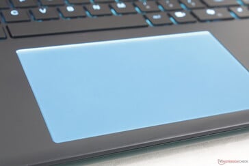 Clickpad com LED RGB, como em alguns laptops para jogos da MSI