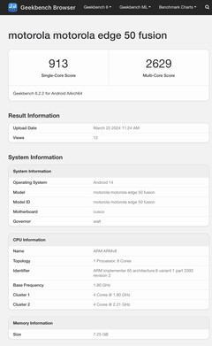 (Fonte da imagem: Geekbench)