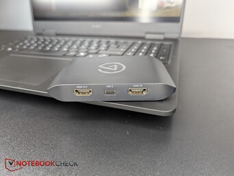 Traseira: 2x HDMI 2.0, 1x USB-C (5Gb/s)