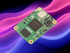 O Radxa CM4 SoM (system on module) já está à venda, custando a partir de US$ 70. (Fonte da imagem: Arace Tech, editado)