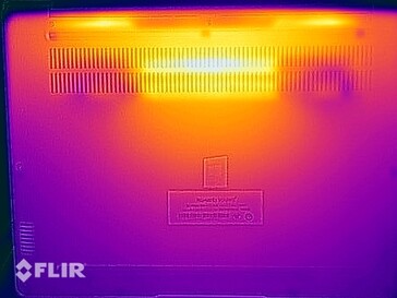 Teste de estresse das temperaturas de superfície (fundo)