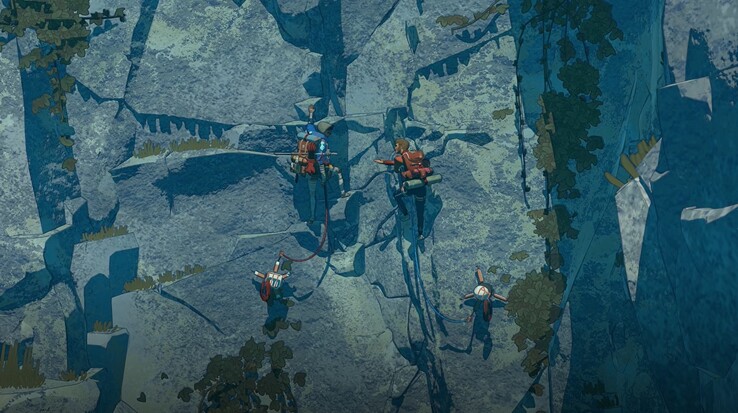 Uma captura de tela de jogo da Cairn