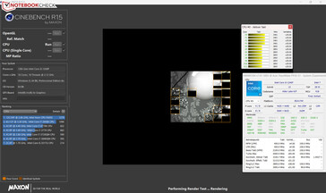 Cinebench R15 multi-tarefa