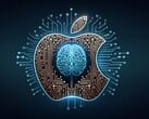 Apple está se esforçando para alcançar a IA generativa. (Imagem: Dall-E 3)