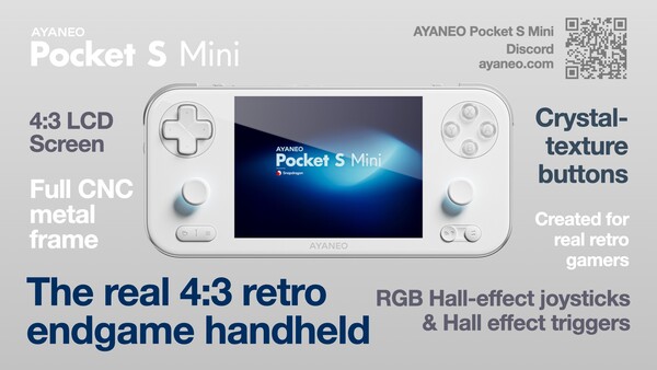 O Ayaneo Pocket S Mini será equipado com o mesmo processador do Pocket S. (Fonte da imagem: Ayaneo)
