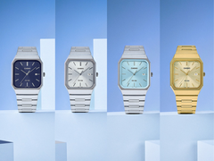 Da esquerda para a direita: Casio MTPB185D-2A1V, MTPB185D-7AV, MTPB185D-2A2V e MTPB185G-9AV. 
