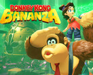 Arte de Donkey Kong Bananza mostrando Donkey Kong e Pauline com o logotipo (Fonte da imagem: Nintendo of America com edições)
