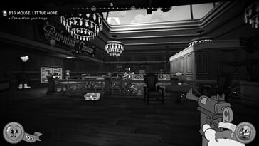 Na imagem: Uma captura de tela do jogo MOUSE: P.I. For Hire.