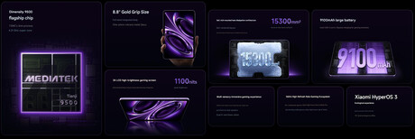 Principais destaques do tablet (tradução automática)