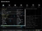 Configurações de BIOS/UEFI do modelo 205H. Vários idiomas estão disponíveis; na imagem, o russo