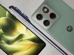 O Motorola Edge 70 em suas duas cores de lançamento. (Fonte da imagem: via Evan Blass)