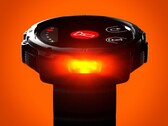 O Smartwatch Polar Street X tem uma lanterna de LED que também pode acender em vermelho.