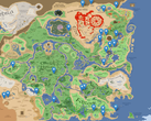 O mapa interativo Breath of the Wild apresenta fotos panorâmicas de numerosos locais. (Fonte da imagem: Nassim Software) 