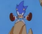 Uma renderização em escala de IA da abertura do Sonic CD