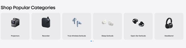 A linha Soundcore abrange mais do que apenas produtos de áudio.