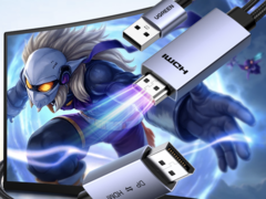 O novo cabo 4K DP para HDMI Bidirecional da Ugreen (na foto) está disponível na Amazon. (Fonte da imagem: Ugreen)