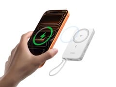 Banco de energia magnético ultrafino MagFlow Air Qi2 da Ugreen