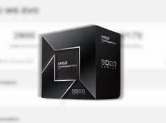 O AMD Ryzen Threadripper PRO 9995WX conseguiu superar seu antecessor em mais de 26% no Geekbench 6 multi-core. (Fonte da imagem: AMD, Geekbench, editado)