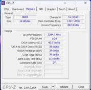 Memória CPU-Z