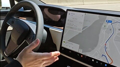 Demonstração do FSD 12 para o presidente da Xiaomi (imagem: Lin Bin/Weibo)