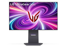 O UltraGear OLED 32GS95UE é o primeiro monitor da LG com o recurso &#039;Dual-Hz&#039;. (Fonte da imagem: LG)