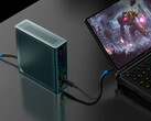 O OneXGPU Lite conectado a um OneXPlayer G1. (Fonte da imagem: One-Netbook)