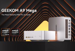 Geekom A9 Mega com AMD Ryzen AI Max+ 395 e 128 GB de RAM DDR5 (Fonte: Geekom)
