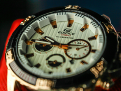 A linha Casio Edifice nasceu no ano 2000 e se tornou um dos três principais nomes do fabricante japonês de relógios. Na foto - Um modelo Casio Edifice. (Fonte da imagem: Samer Daboul no Pexels)