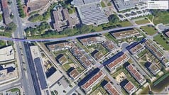 Teste de condução do GNSS (41 mm): Centro da cidade