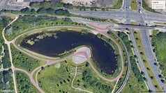 Teste de GNSS: lago