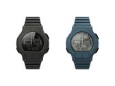 A caixa de 46 mm abriga um visor digital curvo, retroiluminação Indiglo e resistência à água até 50 m.