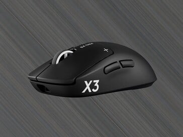 Vista lateral do mouse para jogos Logitech G Pro X3 Superstrike