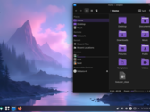 Captura de tela da área de trabalho do Nobara Linux 42