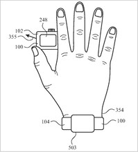 Apple Relógio com câmera. (Fonte de imagem: USPTO)