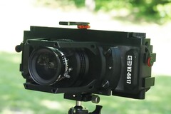 O VZ-6617 pode tirar fotos em diferentes formatos no mesmo filme.