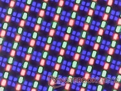 Os subpixels RGB são diferentes para OLED em comparação com IPS