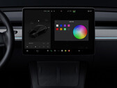 Retrofit de luz ambiente de 256 cores do Model Y (Fonte da imagem: Tesla)