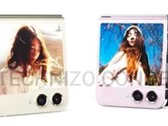 A suposta atualização da tela de cobertura do Z Flip5. (Fonte: Technizo Concept))