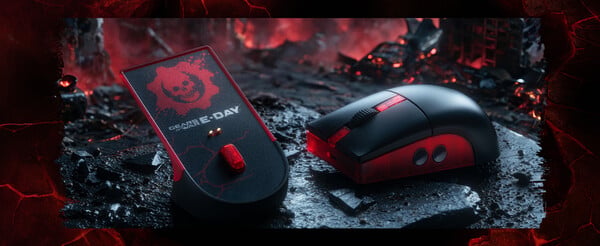 O 8BitDo Retro R8 Mouse também conta com switches Huano.
