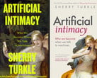Duas capas diferentes do livro Artificial Intimacy