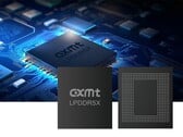 Uma imagem promocional dos chips de memória LPDDR5X da CXMT