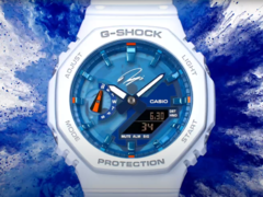 O relógio G-Shock GA-2100RI25-7A da Casio (foto) será lançado no Japão. (Fonte da imagem: Casio)