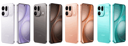 Opções de cores do Oppo Find X9s Pro