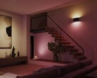 A Philips Hue Dymera tem fontes de luz LED controláveis independentemente na parte superior e inferior. (Fonte da imagem: Philips Hue)