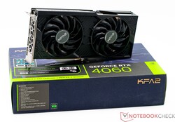 Análise da KFA2 GeForce RTX 4060 1-Click OC 2X. Unidade de teste fornecida pela HMC Bremen.