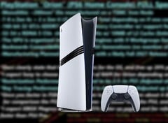 Há rumores de que a Sony oferecerá uma unidade de disco destacável no PS6, assim como o PS5 Pro mostrado aqui. (Fonte da imagem: Sony, Moore's Law Is Dead no YouTube, editado)