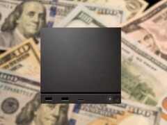 A Steam Machine possui duas portas Type-A e um leitor de cartão microSD na parte frontal. (Fonte da imagem: Valve, Pixabay, editado)