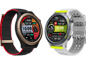 O Amazfit Cheetah Pro e o Cheetah, da esquerda para a direita. (Fonte da imagem: Roland Quandt)